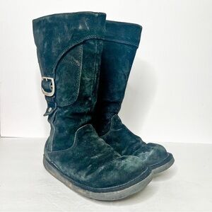 Ugg Cargo III Pocket Zip Buckle Side Back Zip Black Winter Sherpa Boots Snow